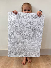 Load image into Gallery viewer, Giant Easter Coloring Page Download