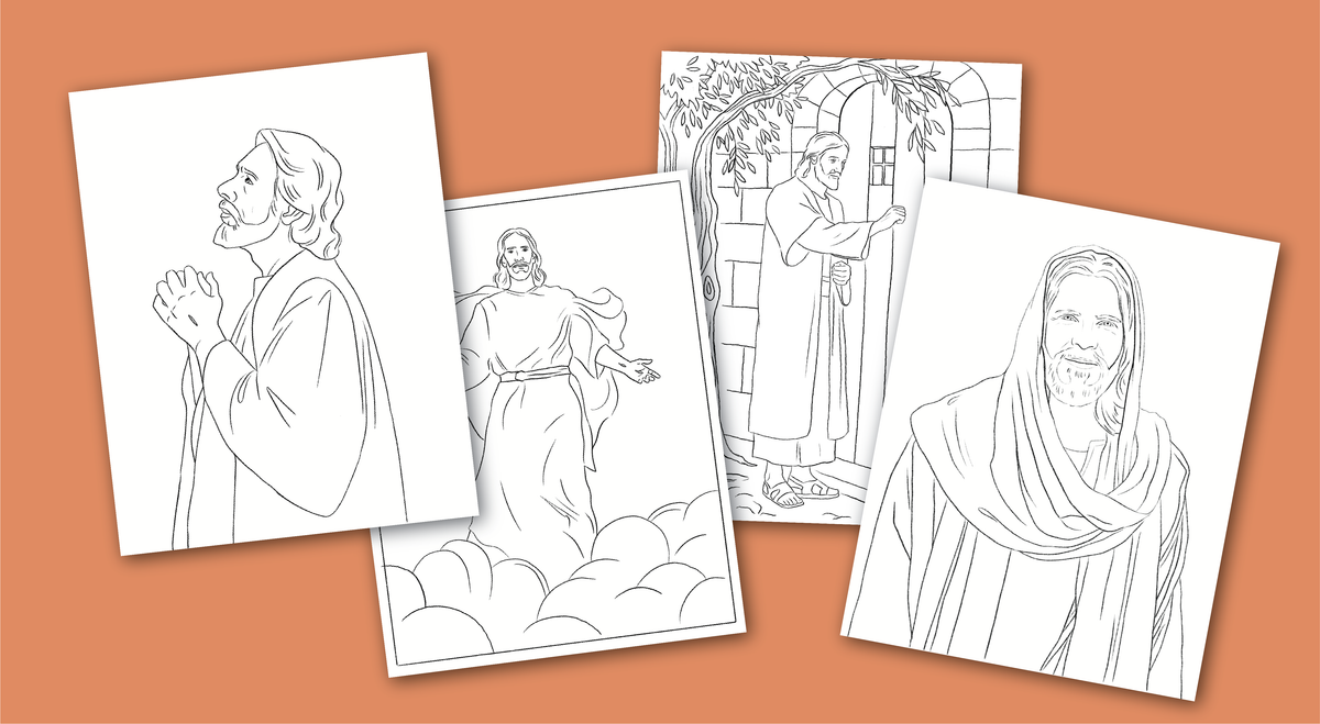 Jesus Coloring Pages – Latter Day Baby