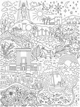 Load image into Gallery viewer, Giant Easter Coloring Page Download