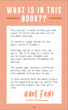 Load image into Gallery viewer, Youth Sacrament Journal