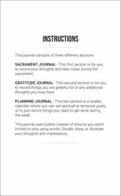 Load image into Gallery viewer, Sacrament Journal Floral Cover