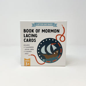 Book of Mormon Lacing Cards