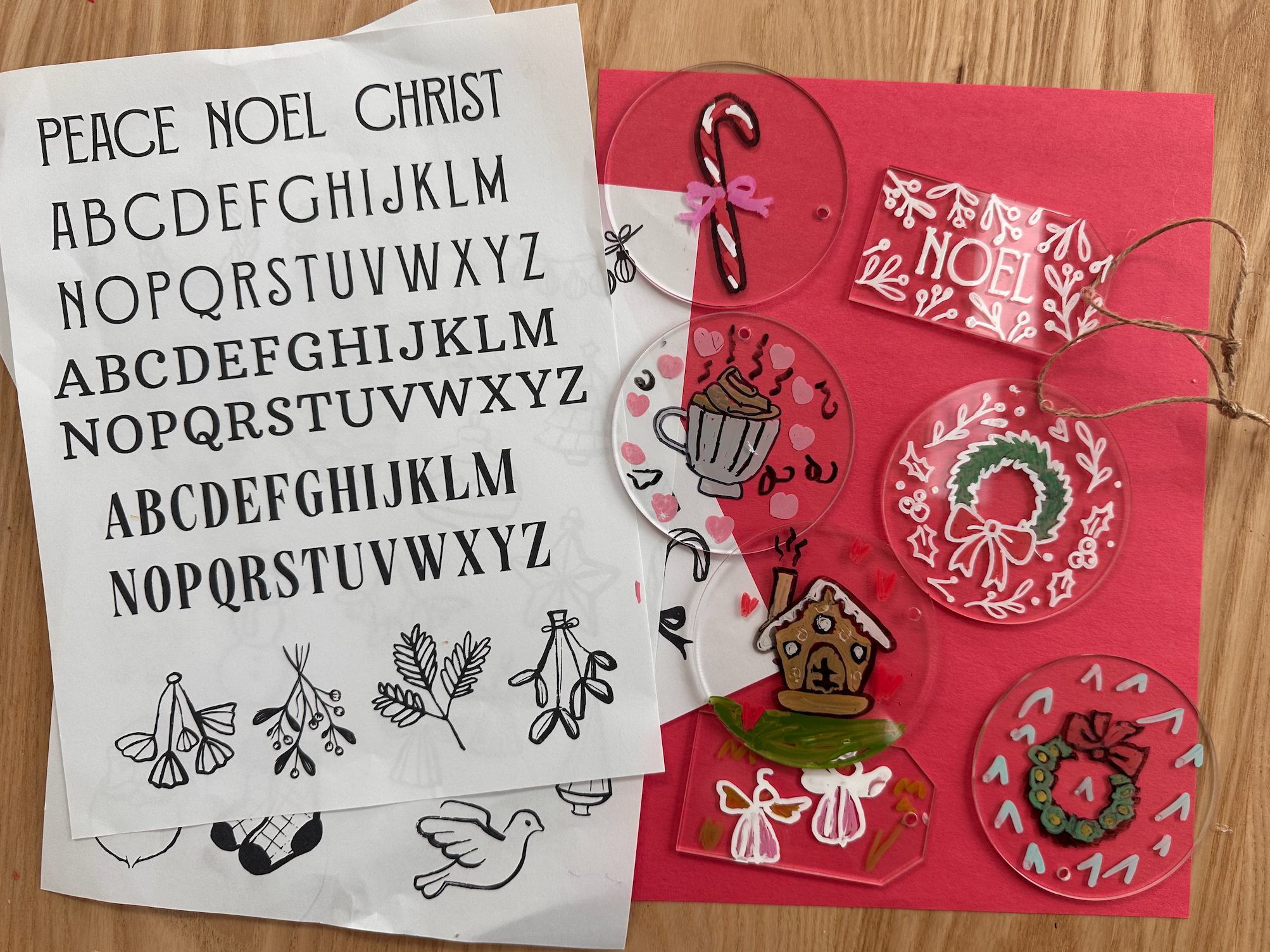 Christmas Images for Tracing