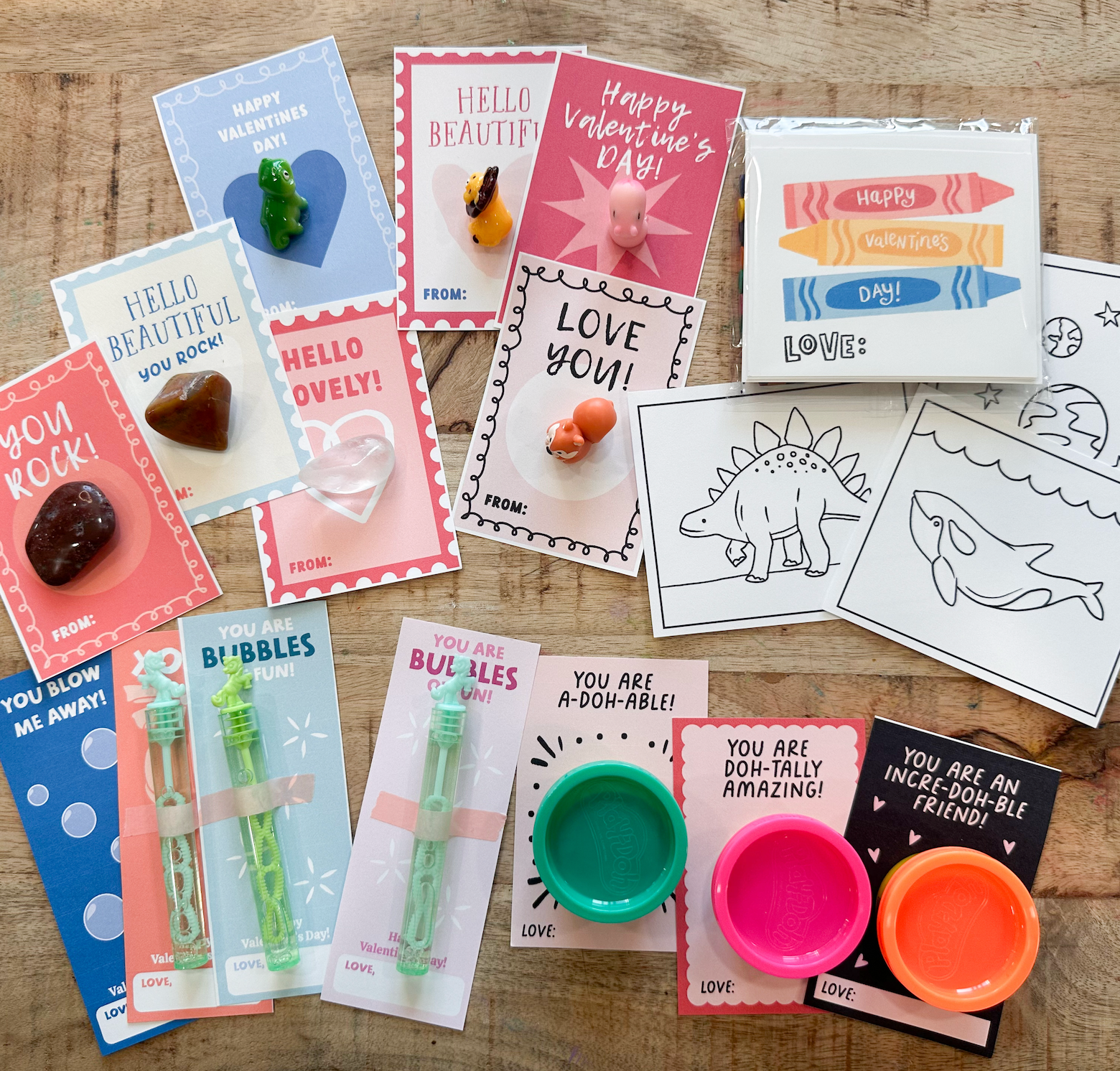 5 Candy Free Valentines!