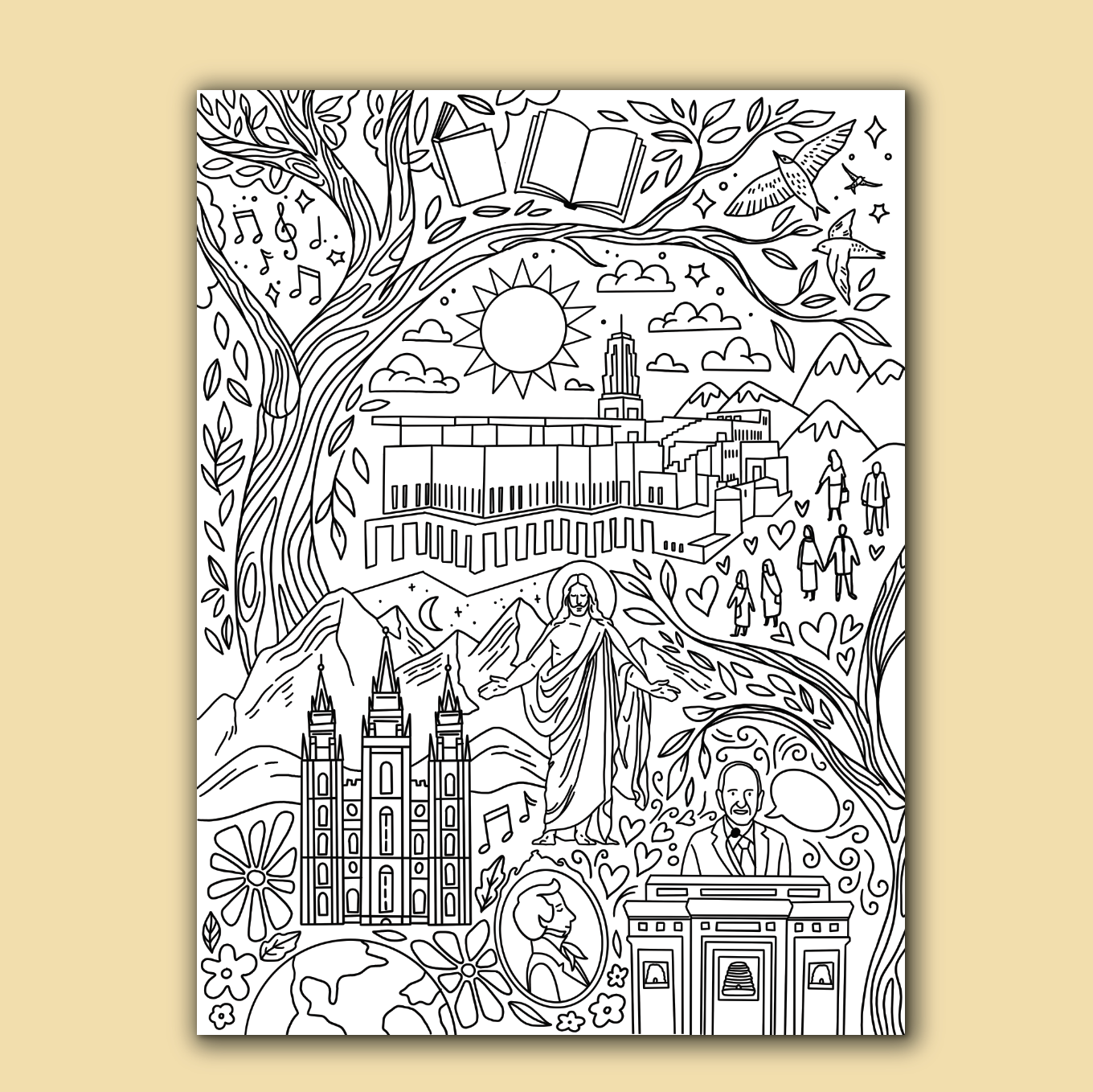 Giant General Conference Coloring Download