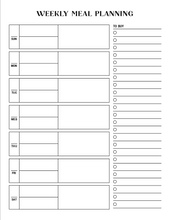 Load image into Gallery viewer, Whats For Dinner? Meal Planning Cookbook Download
