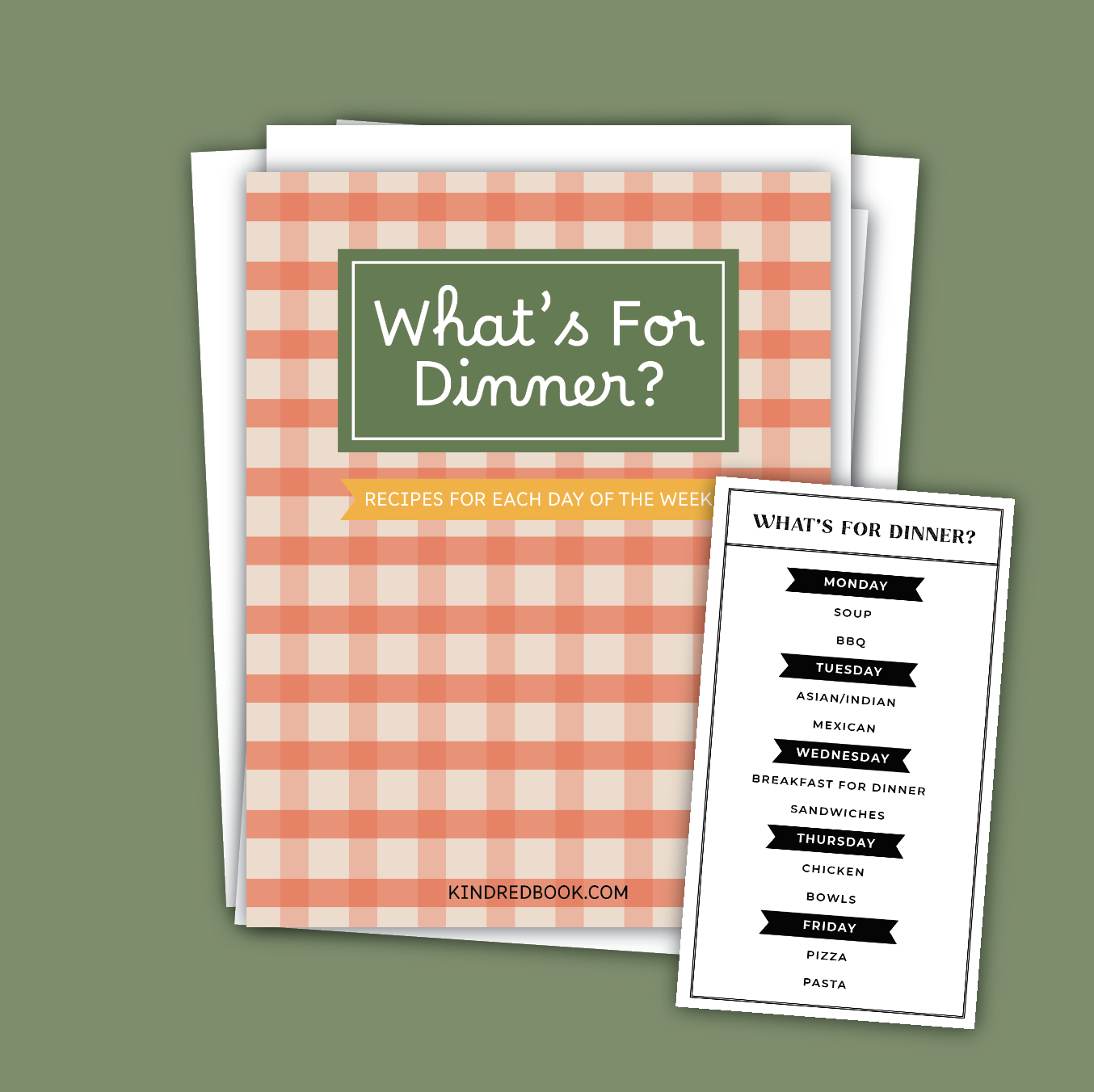 Whats For Dinner? Meal Planning Cookbook Download
