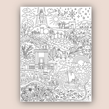 Load image into Gallery viewer, Giant Easter Coloring Page Download
