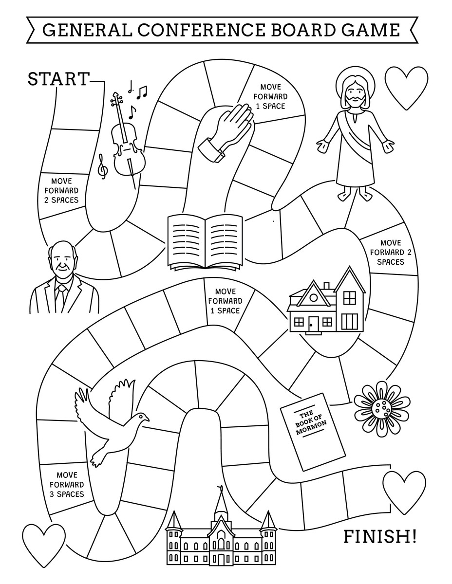 General Conference Board Game Latter Day Baby